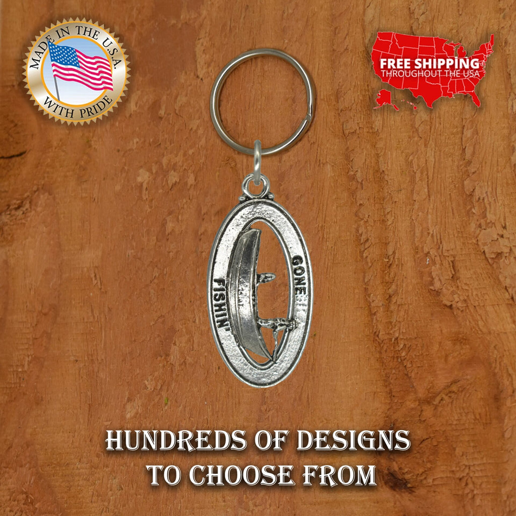 Drift Boat Keychain A014KC