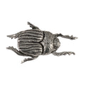 Detailed Antique Pewter Beatle 2 Colors Pin that can be worn on a hat, jacket, backpack, etc.