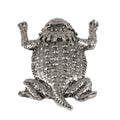 Detailed Antique Pewter Horny Toad (Short-Horned Lizard) Pin that can be worn on a hat, jacket, backpack, etc.