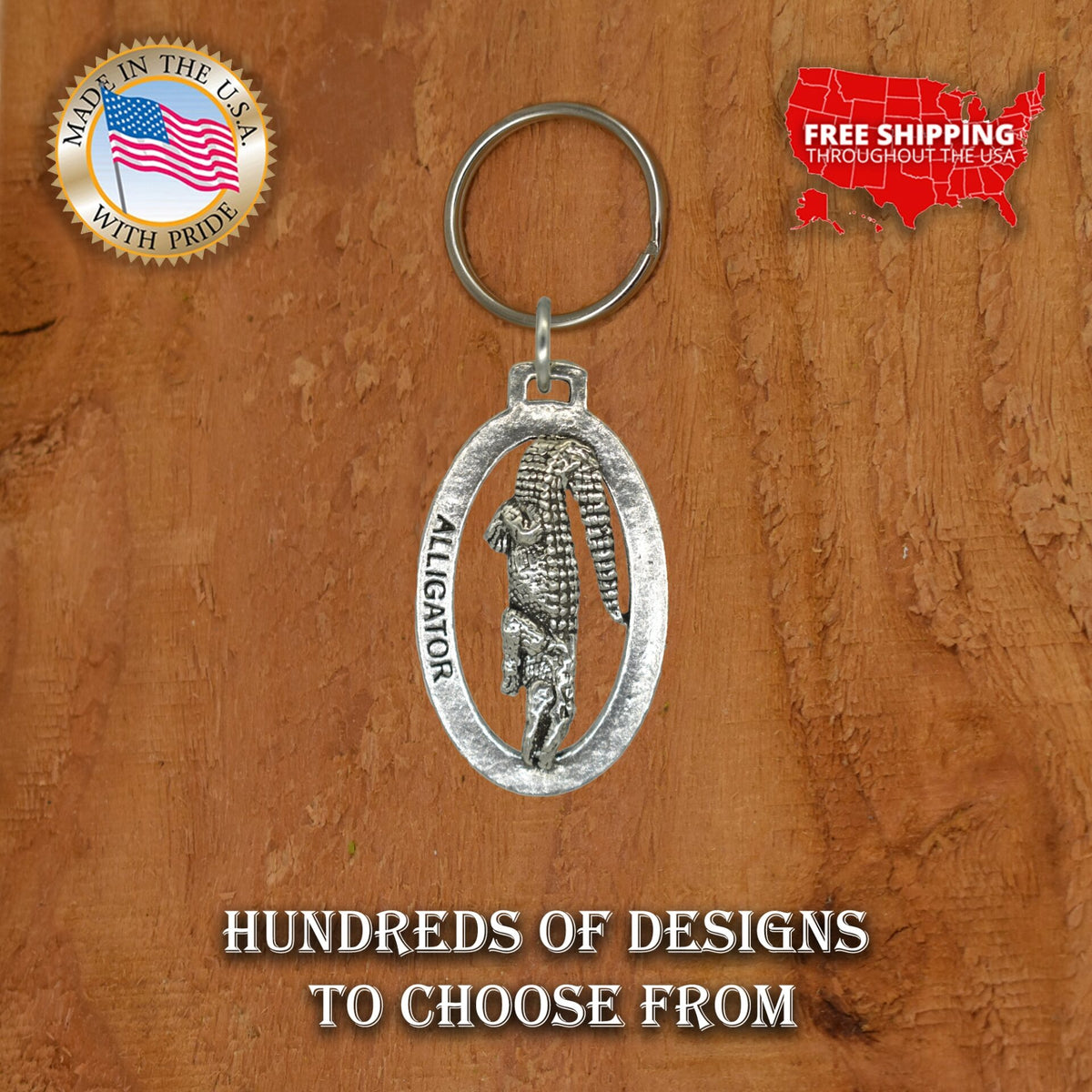 Alligator Keychain A070KC