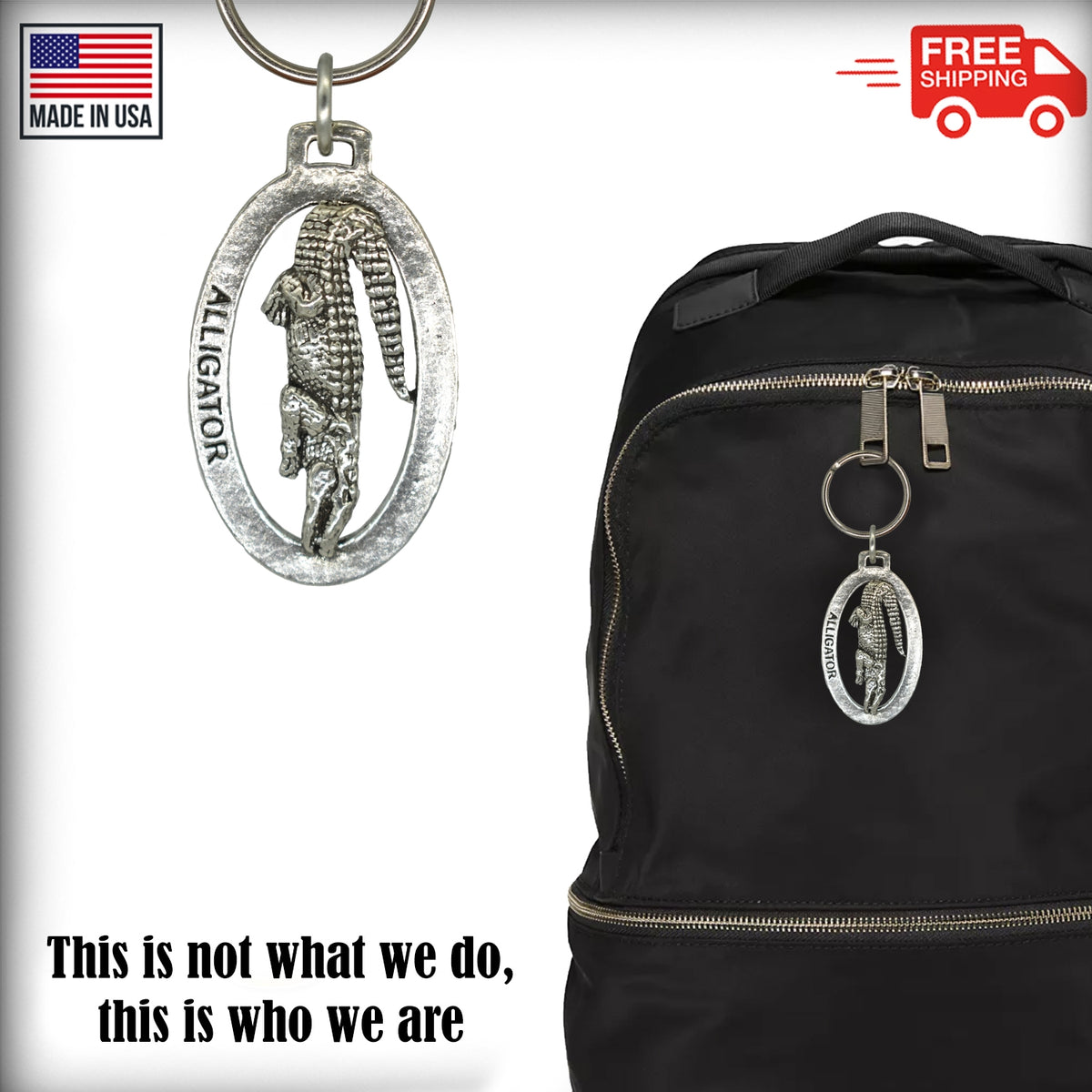 Alligator Keychain A070KC