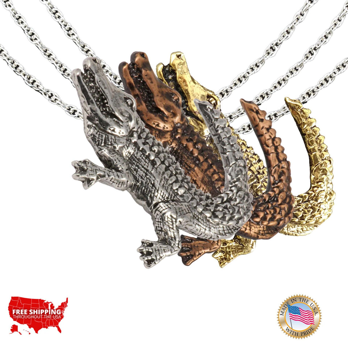 Alligator Pendant A071PEN