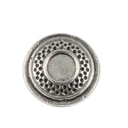 Detailed Antique Pewter Clay Target Plain Pin that can be worn on a hat, jacket, backpack, etc.