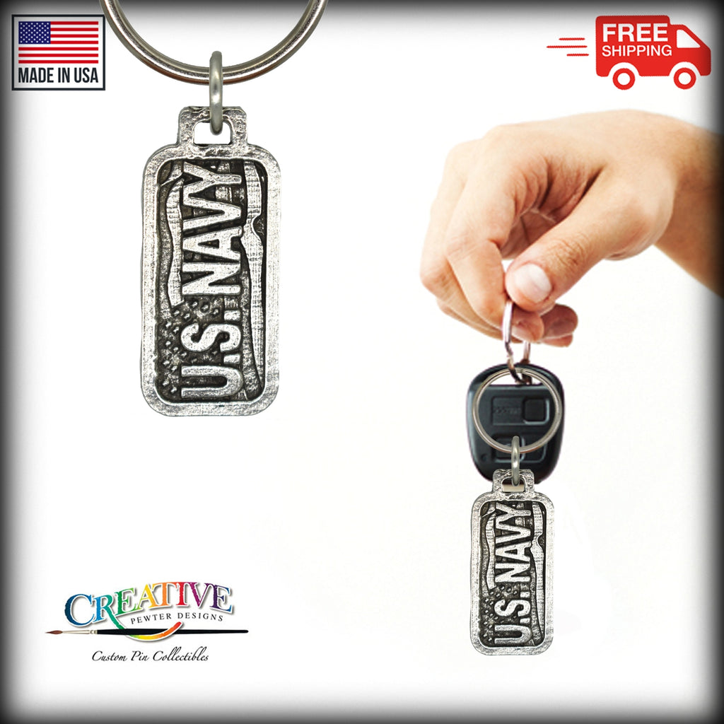 Navy Keychain A1006KC
