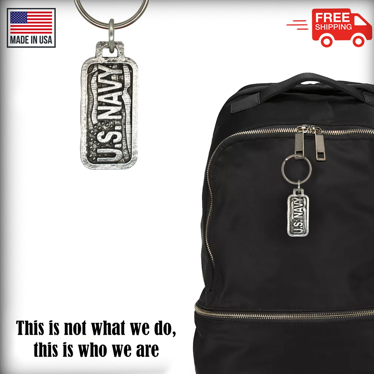 Navy Keychain A1006KC