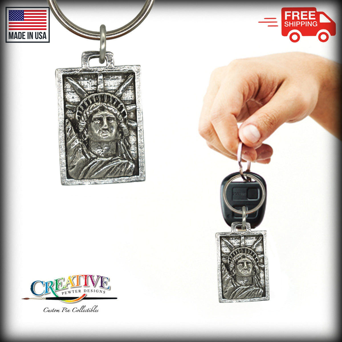 Statue of Liberty Keychain A1010KC