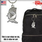 US Flag Don't Tread on Me Keychain A1012KC