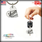 Heart-Shaped Washington Keychain A1016KC