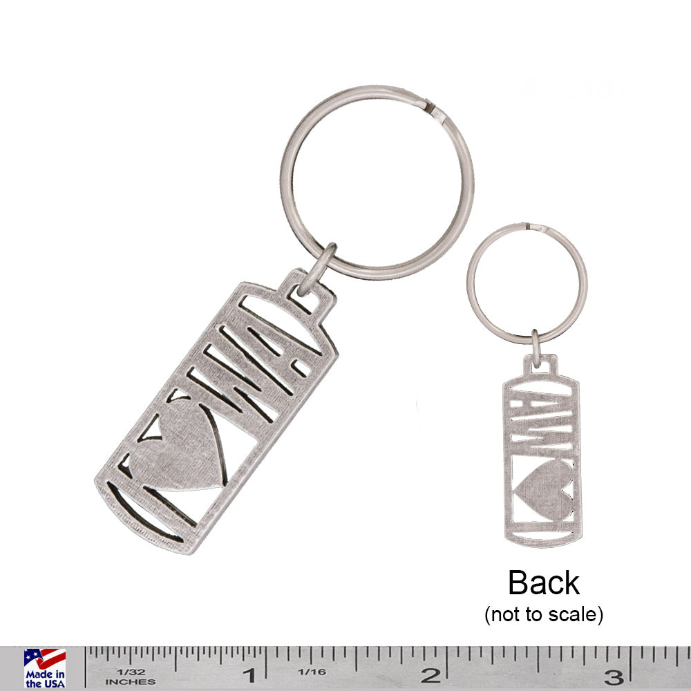 "I Heart WA" Keychain A1018KC