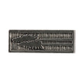 Detailed Antique Pewter Tall Trees Pin that can be worn on a hat, jacket, backpack, etc.