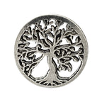 Detailed Antique Pewter Tree Of Life Pin that can be worn on a hat, jacket, backpack, etc.