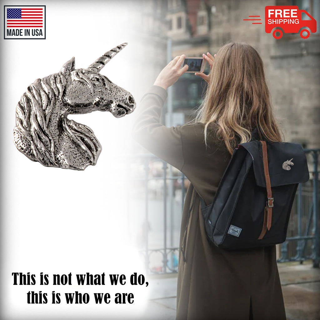 Unicorn Head Premium Pin A105PR