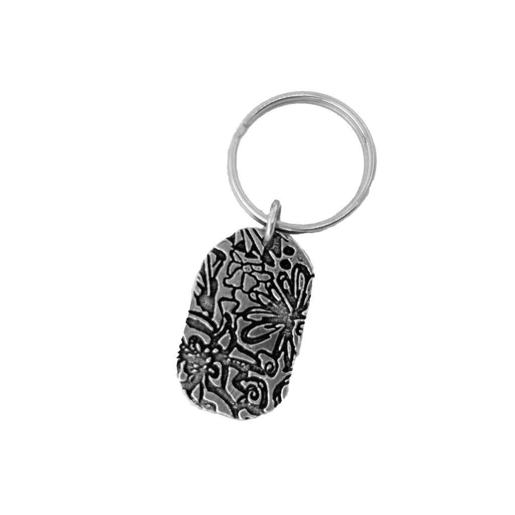Kindred Spirit Keychain with Dog Paw Prints A1105KC