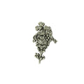 Detailed Antique Pewter Lavender Pin that can be worn on a hat, jacket, backpack, etc.
