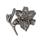 Detailed Antique Pewter Day Lilly Pin that can be worn on a hat, jacket, backpack, etc.