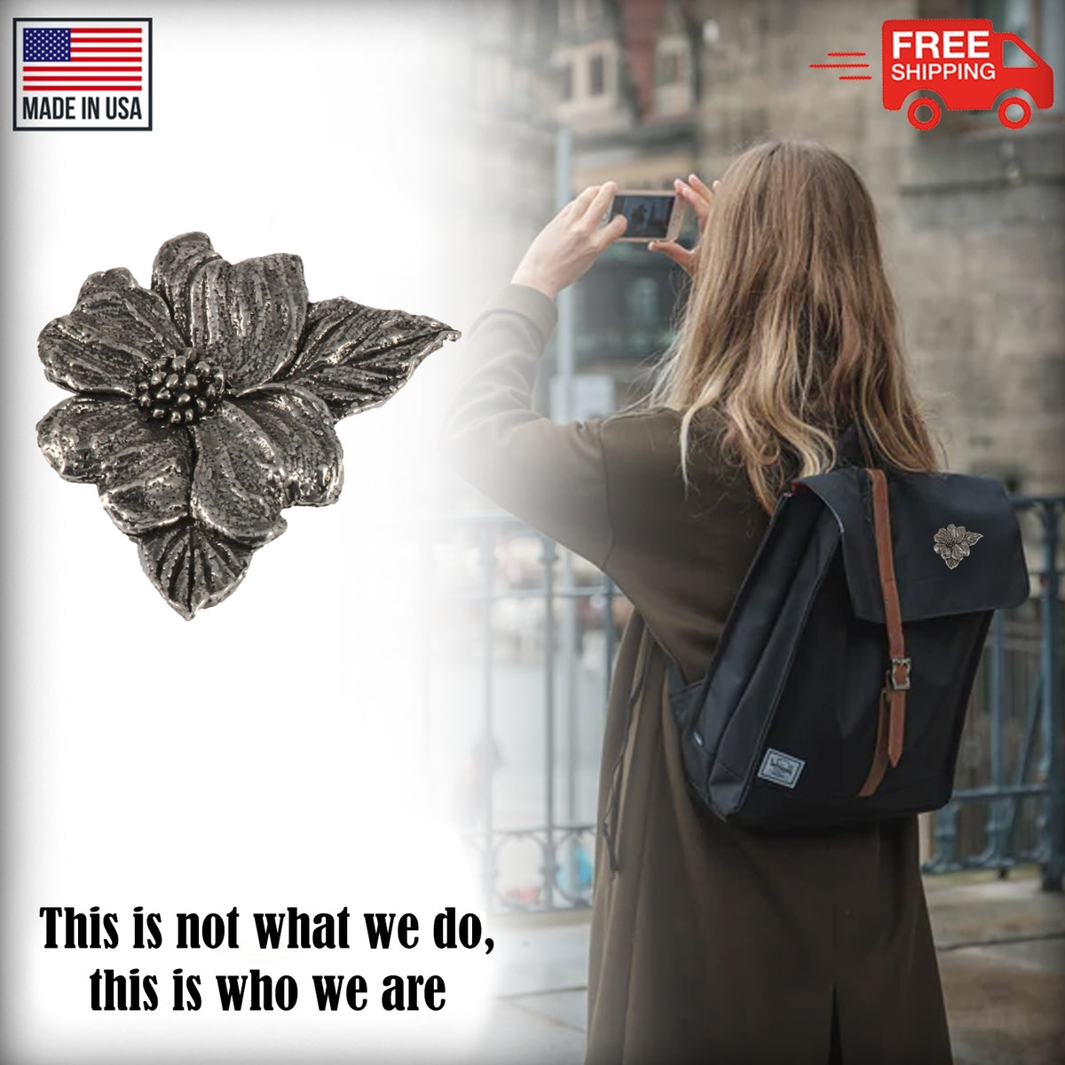 Dogwood Flower Premium Pin A136PR