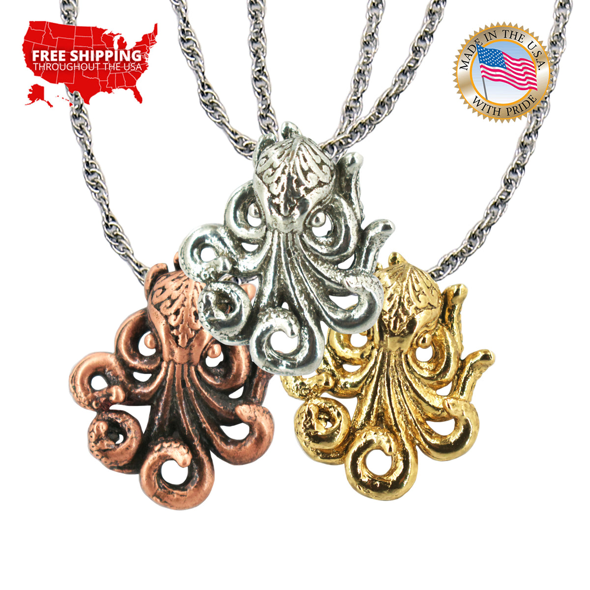 Octopus 3D Pendant A154APEN