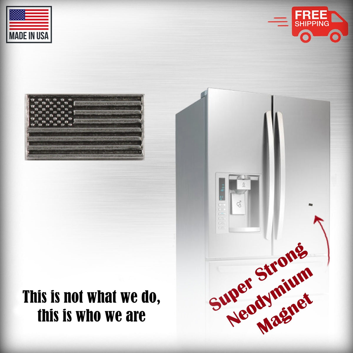American Flag Profile Magnet A170