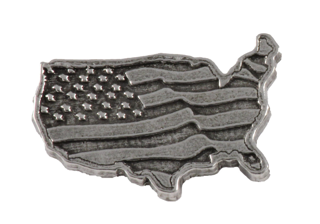 American Flag In Usa Outline Large Magnet A171