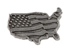American Flag In Usa Outline Large Magnet A171
