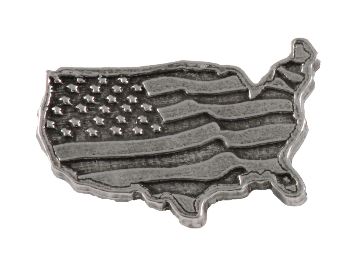 American Flag In Usa Outline Large Magnet A171