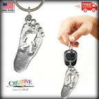 Bigfoot Print Keychain A175KC