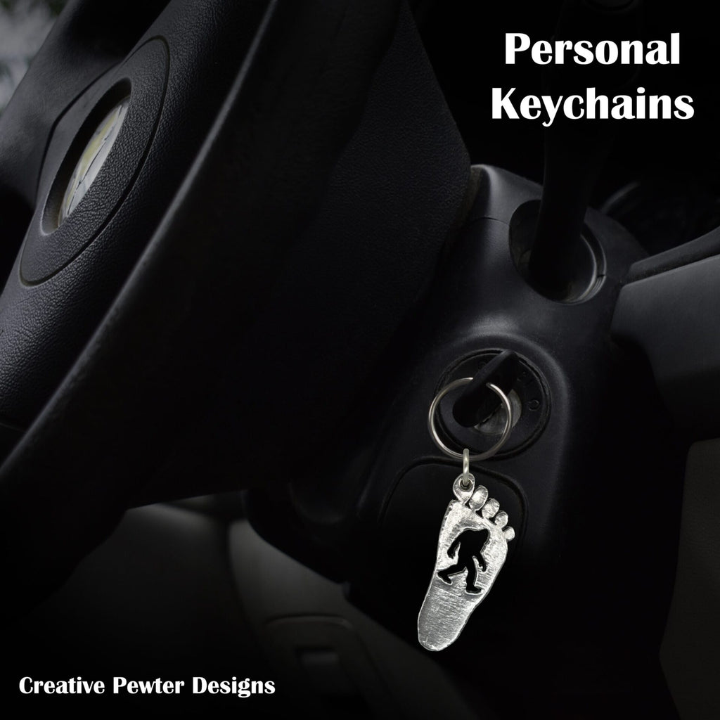 Bigfoot Print Keychain A175KC