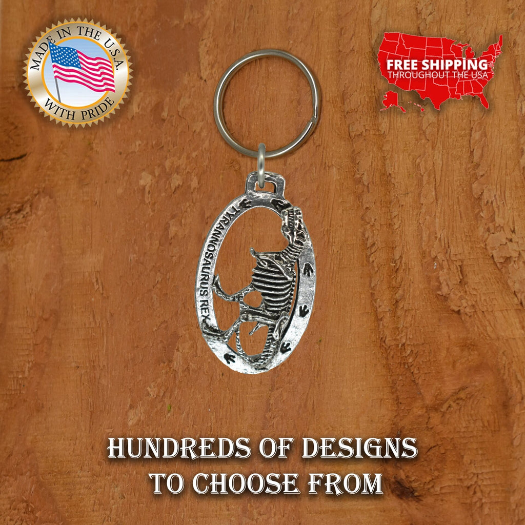 T-Rex Fossilized Body Keychain A182KC