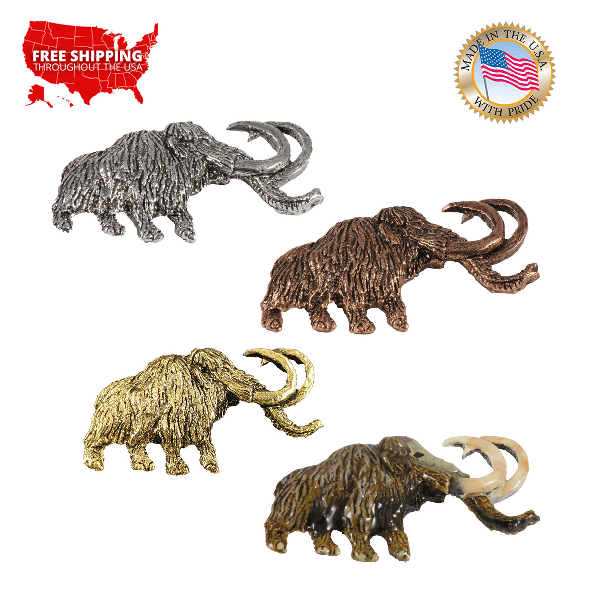 Wooly Mammoth Premium Premium Pin A200PR