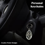 Saber Tooth Cat Skull Keychain A202KC