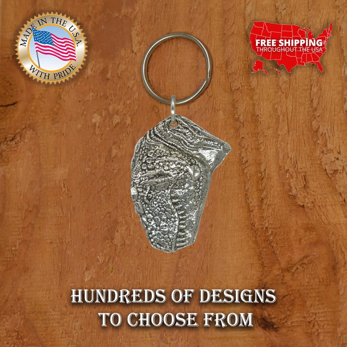 Realistic T-Rex Head Keychain A205KC