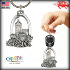 Wine Bottle Keychain A225KC