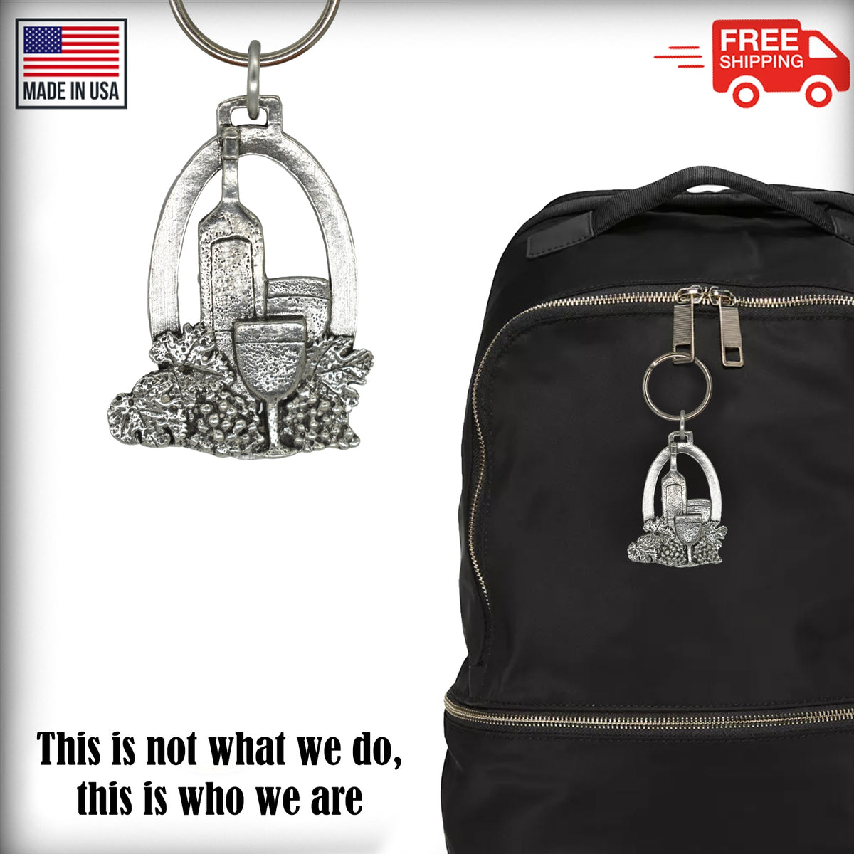 Wine Bottle Keychain A225KC