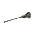 Detailed Antique Pewter La Crosse Modern Stick Pin that can be worn on a hat, jacket, backpack, etc.