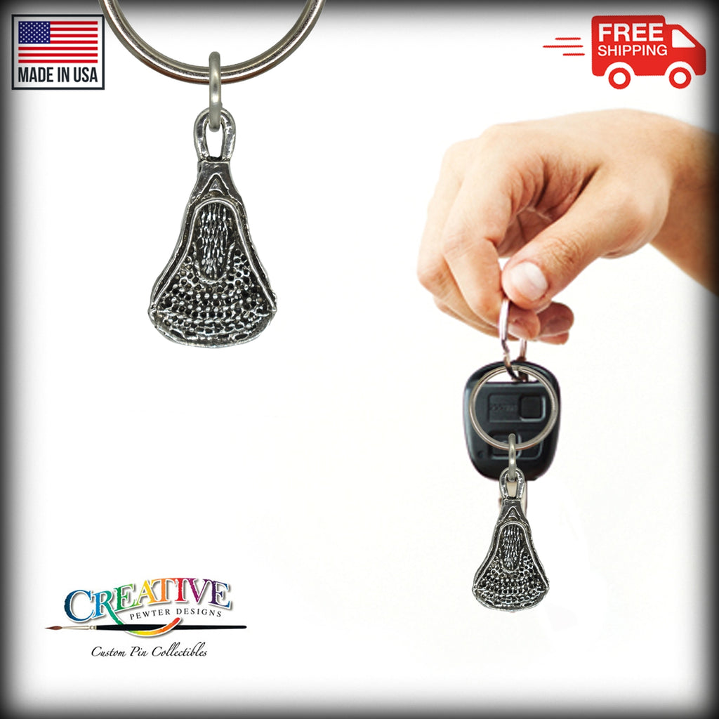 Lacrosse Head Large Keychain A546KC