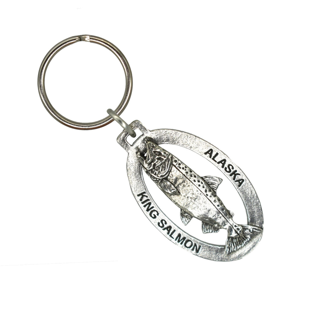 Alaska King Salmon Keychain A600KC