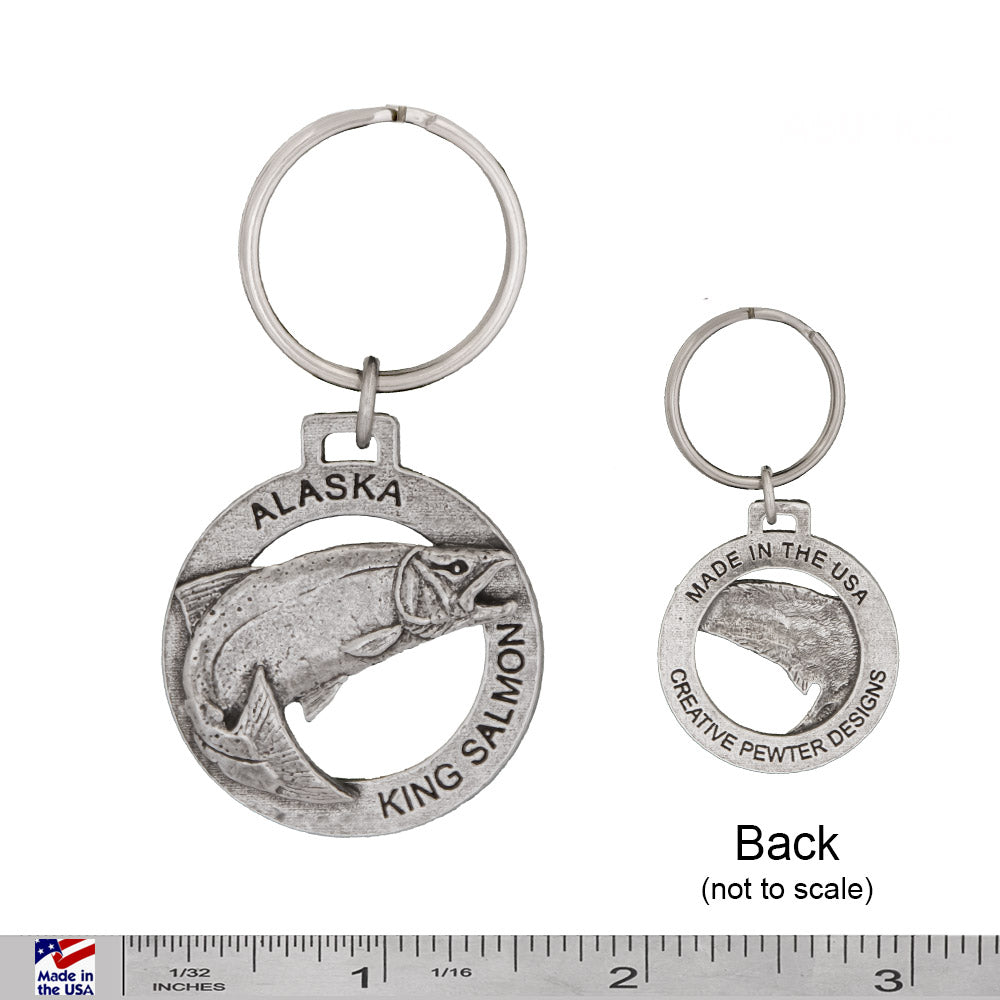 Alaska King Salmon Keychain A601KC