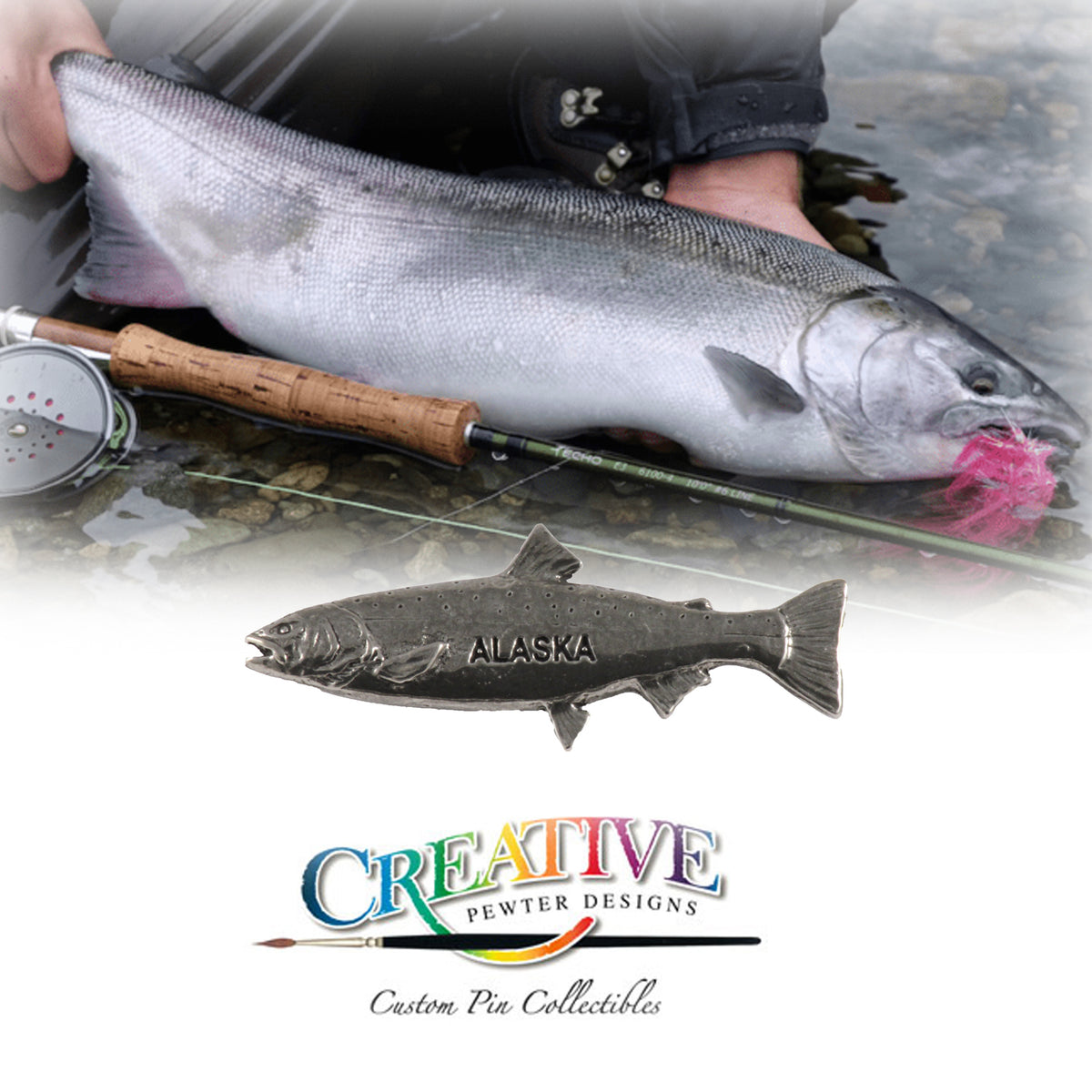 Coho Salmon Magnet A602M