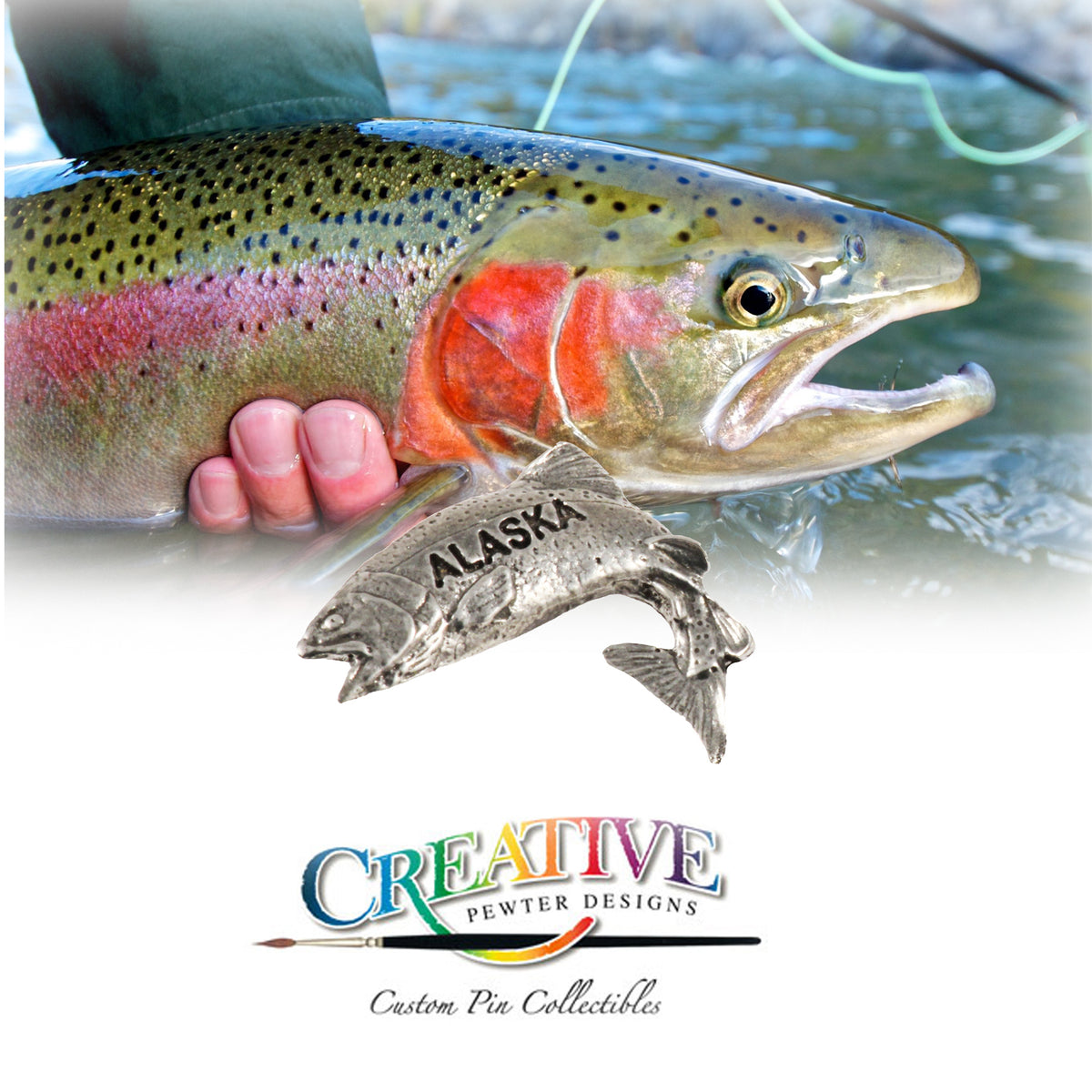 Rainbow Trout Magnet A606M