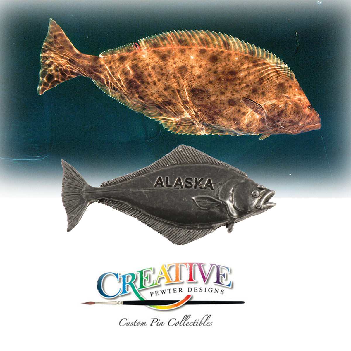Halibut Magnet A608M