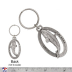 Alaska Orca Whale Keychain A612KC