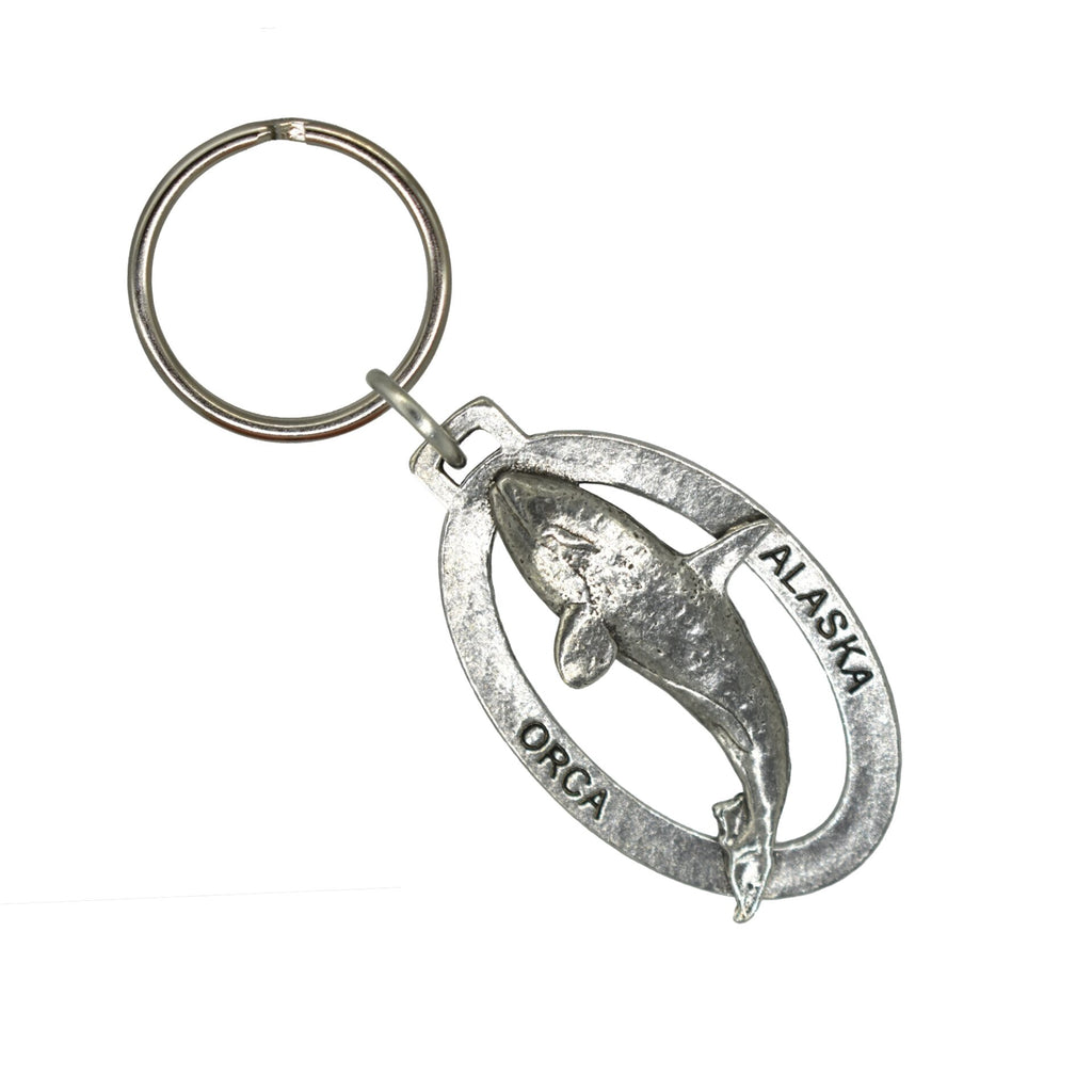 Alaska Orca Whale Keychain A612KC