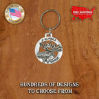 Moose Head Alaska Keychain A614KC