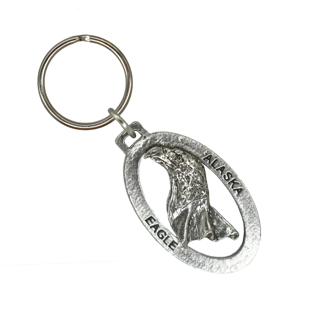 Alaska Bald Eagle Head Keychain A616KC