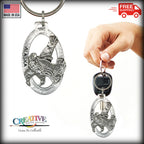 Alaska Bald Eagle Flying Keychain A618KC