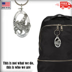 Alaska Bald Eagle Flying Keychain A618KC