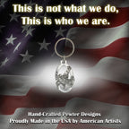 Alaska Bald Eagle Flying Keychain A618KC