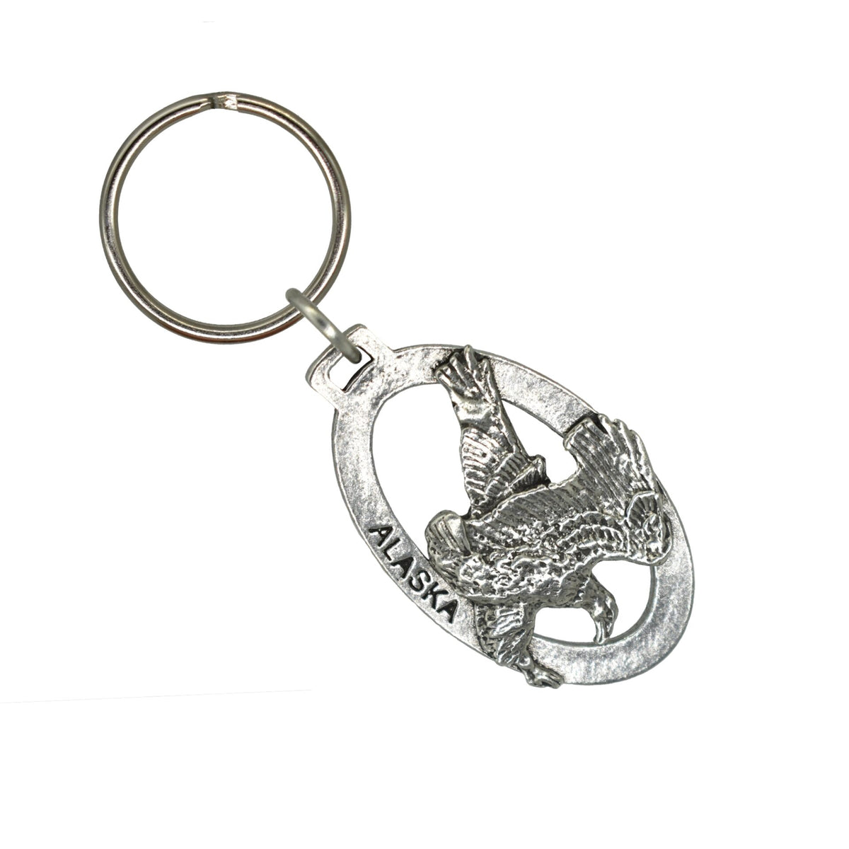 Alaska Bald Eagle Flying Keychain A618KC