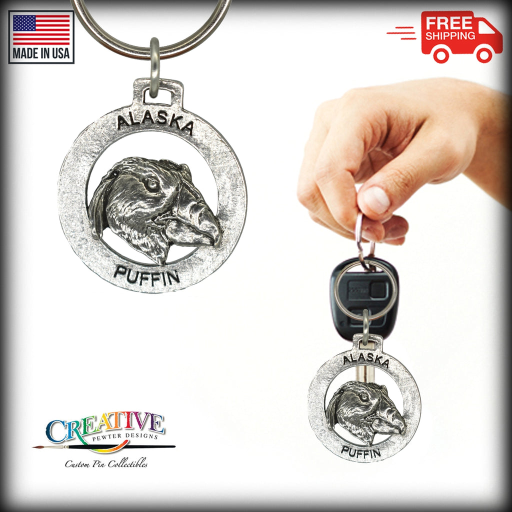 Alaska Puffin Keychain A620KC