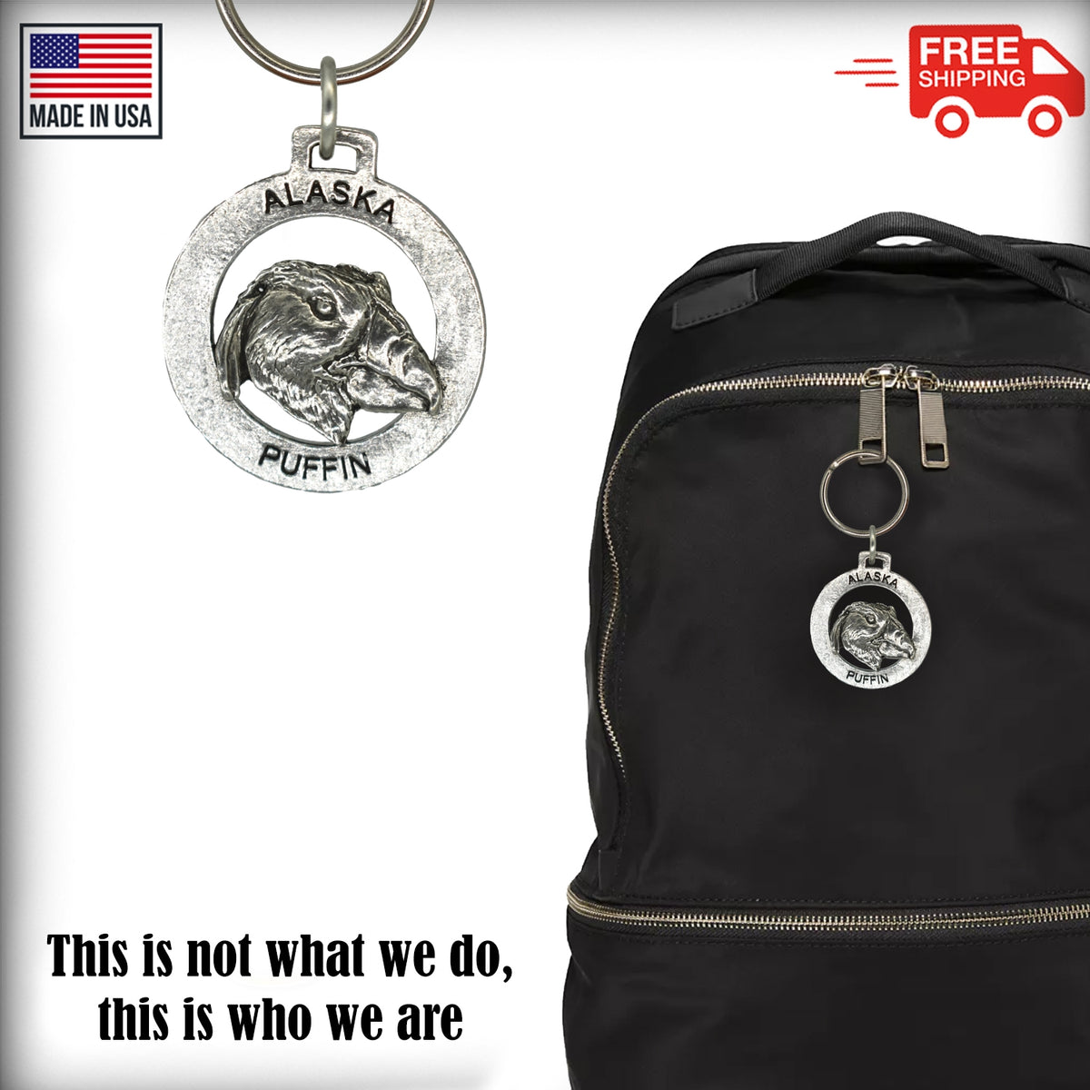 Alaska Puffin Keychain A620KC